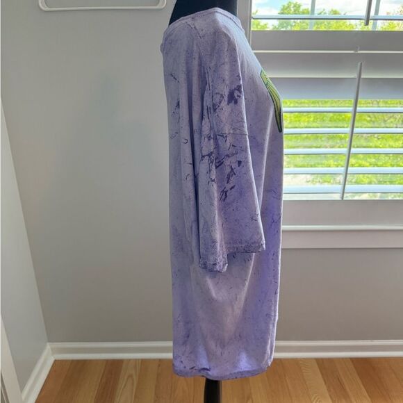 3X Purple Tie Dye Grow Together Tee - Picture 4 of 6